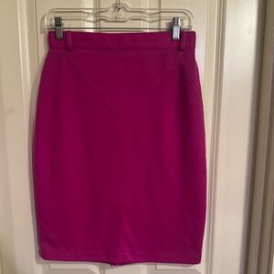 Vintage Brass Plum Pink Women's Pencil Skirt